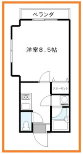 KMマンション【1階】の間取り