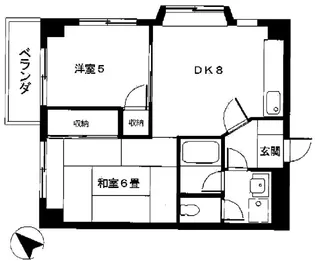 本牧ともえビル【4階】の間取り