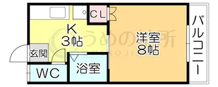 Y’s room花畑【2階】の間取り
