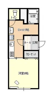 メロウ A棟【2階】の間取り