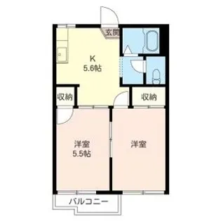 サンウィンズ浅井【1階】の間取り