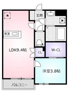 HOUSE GATE桜【2階】の間取り
