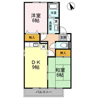 ファミリア21 A【2階】の間取り