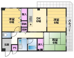 ルミエールマゴジ4【2階】の間取り