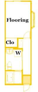 サンス仏向町B【2階】の間取り