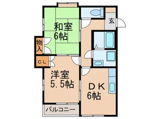 ドリ-ムネスト長久手【2階】の間取り