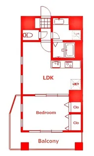 ファーストクラス横濱第2【5階】の間取り