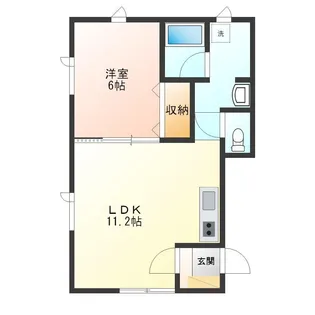 マーシャルパレスA【2階】の間取り