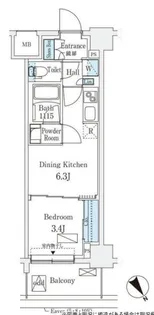 エル・セレーノ横浜【6階】の間取り