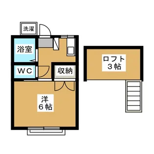 マツミハイムB【2階】の間取り