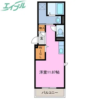 ジェラート【2階】の間取り