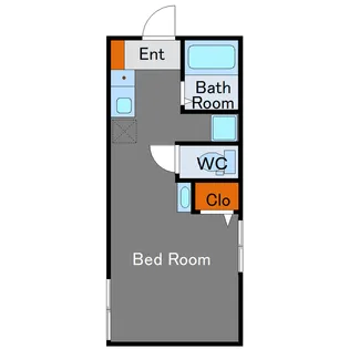 NT祐天寺コーポ【1階】の間取り