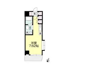 ライフゾーン玉川【4階】の間取り