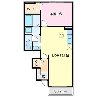 サテライト匠【1階】の間取り