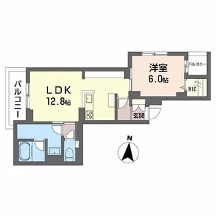 レーベンエイトII【3階】の間取り