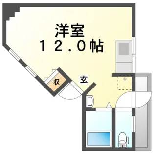PS朝日ヶ丘【1階】の間取り