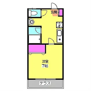 カーサ・さくら【1階】の間取り