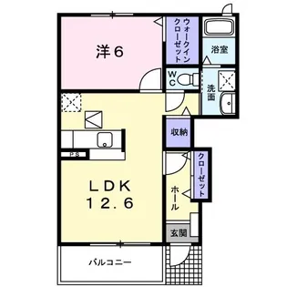 エアリー・ハウスI【1階】の間取り