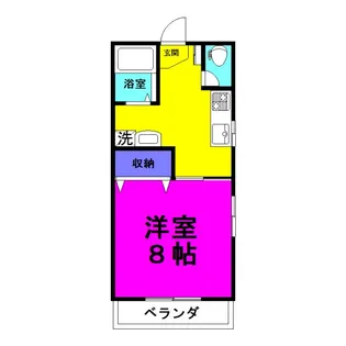 サウスヒルズ【2階】の間取り