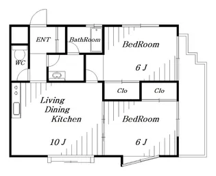 ガーデンハウス本千葉【6階】の間取り
