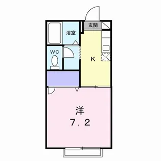 グリーンプラザ市場II【2階】の間取り