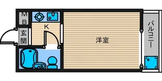 ドルム芦屋川【2階】の間取り