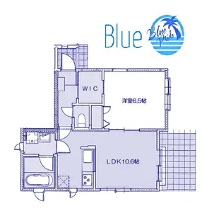ダフネ湘南【1階】の間取り
