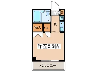 タウンハイツ鴨居【2階】の間取り