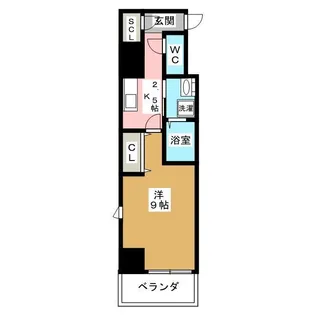 ノーブル・ボヌール【3階】の間取り