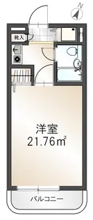 サンパレスなとり【1階】の間取り