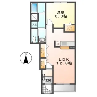 ヴァン・セゾニエ IV【1階】の間取り