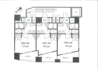 ラグジュアリーアパートメント中目黒【9階】の間取り