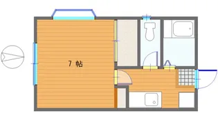 ラ・フォンテ成田【2階】の間取り