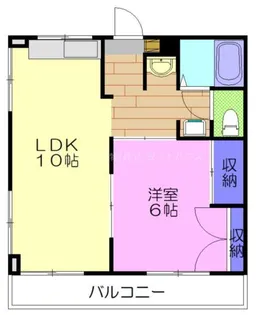第5清和ハイツ【1階】の間取り