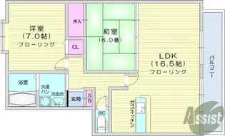 コージィコート壱番館【2階】の間取り