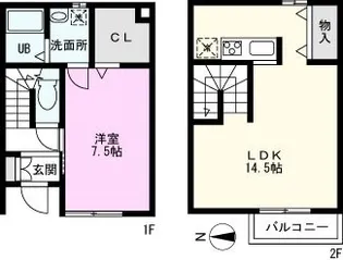 スカーラ8【1階】の間取り