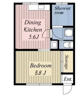 Comodo Soka【2階】の間取り