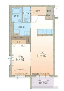 Comfortia(コンフォーティア)【3階】の間取り