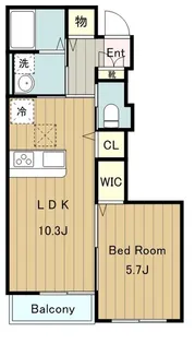 ベラーノ【1階】の間取り