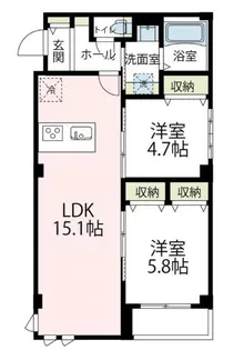 ニューグランデュールII【3階】の間取り