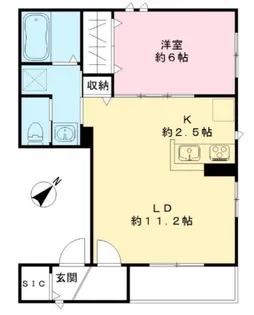 Domir Ebara【3階】の間取り