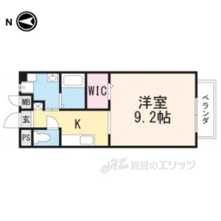 シェロウェンTOS【1階】の間取り
