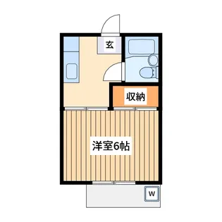 ホワイトコートカヤ【1階】の間取り