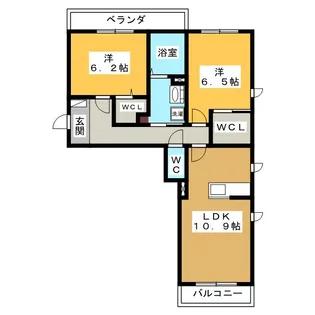 グランツ ガーデン【3階】の間取り