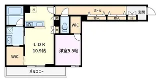 ルボア浦和【2階】の間取り