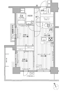 ウィステミラ西船橋【2階】の間取り