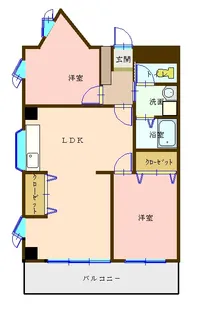 アメニティパレス【3階】の間取り