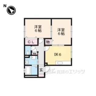 グランカイト【2階】の間取り