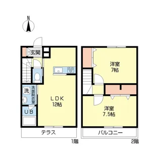 Precious Town横浜 Bの間取り