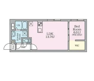 リベスト神保町【2階】の間取り